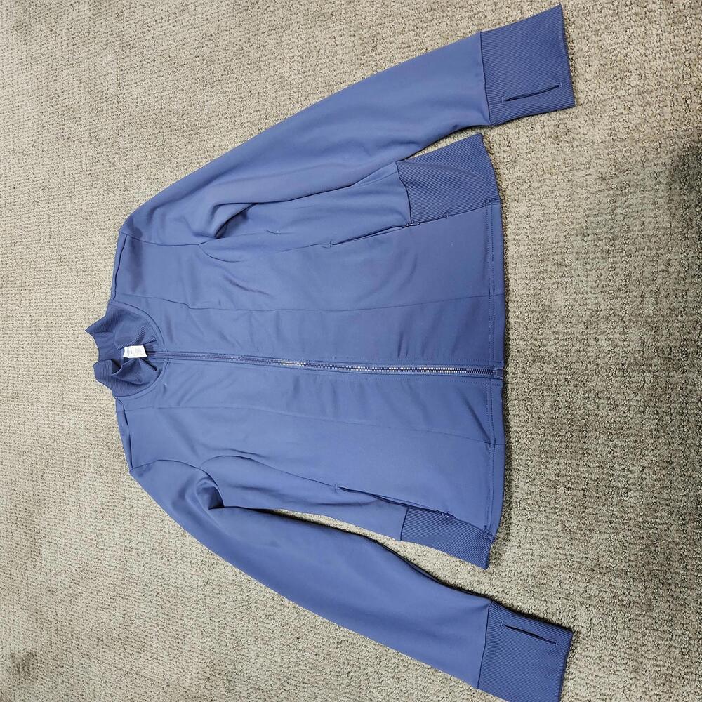 Yogalicious Jacket Full Zip Blue Women’s Size XL